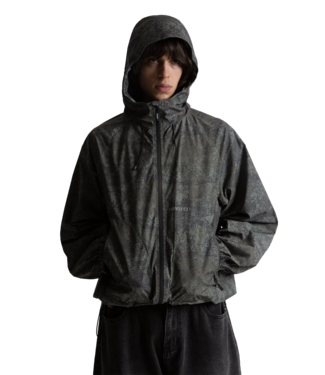 WASTED PARIS Swarm Windbreaker - Olive Khaki Camo