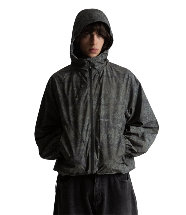 WASTED PARIS Swarm Windbreaker - Olive Khaki Camo