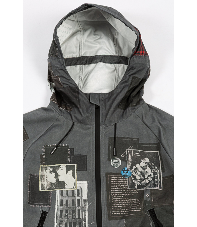 WASTED PARIS Taunt Windbreaker - Faded Black