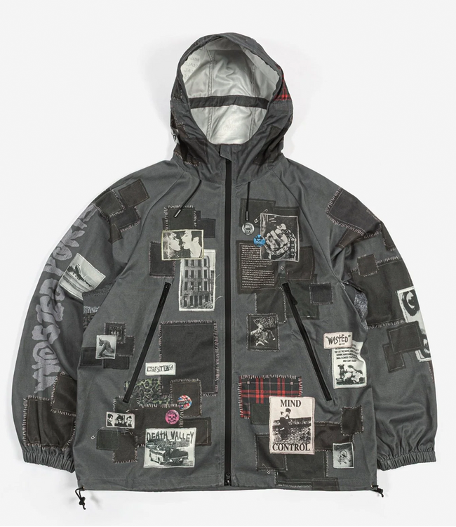WASTED PARIS Taunt Windbreaker - Faded Black