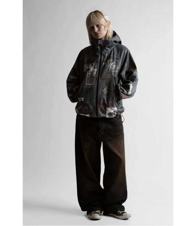 WASTED PARIS Taunt Windbreaker - Faded Black