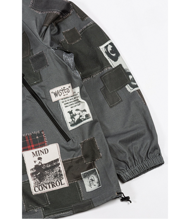WASTED PARIS Taunt Windbreaker - Faded Black
