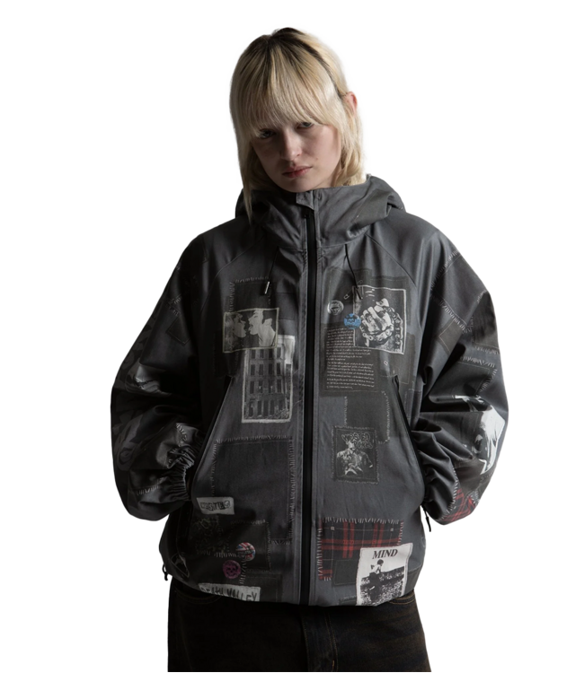 WASTED PARIS Taunt Windbreaker - Faded Black