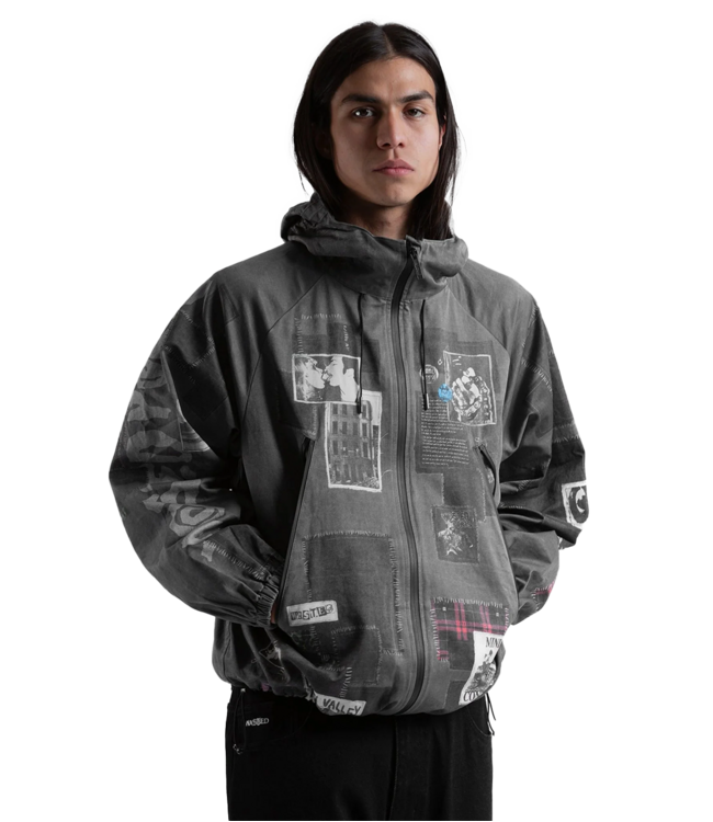 WASTED PARIS Taunt Windbreaker - Faded Black