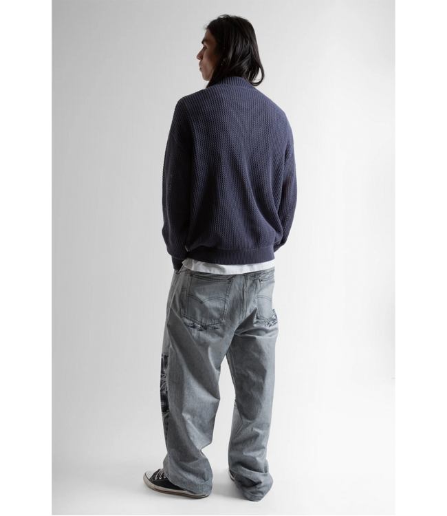 WASTED PARIS Trompe L'Oeil Grant Pant - Faded Grey