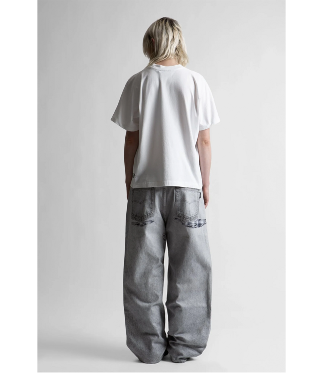 WASTED PARIS Trompe L'Oeil Grant Pant - Faded Grey