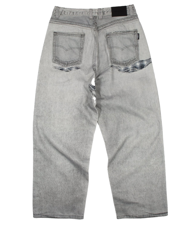 WASTED PARIS Trompe L'Oeil Grant Pant - Faded Grey