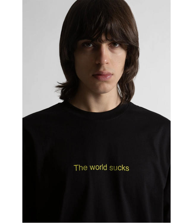 WASTED PARIS World Sucks T-Shirt - Black