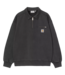 CARHARTT WIP Half Zip Detroit Sweat - Black/Stone Washed