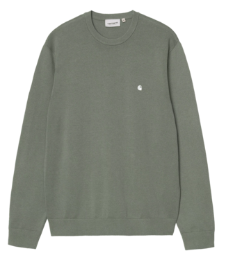 CARHARTT WIP Madison Sweater - Velvet Green/White