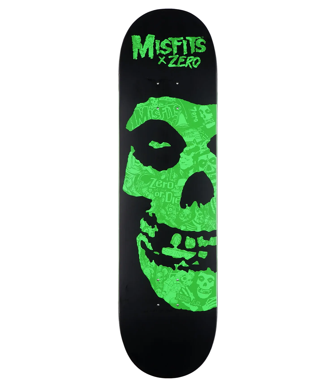 ZERO Misfits Fiend Skull Collage Deck Green