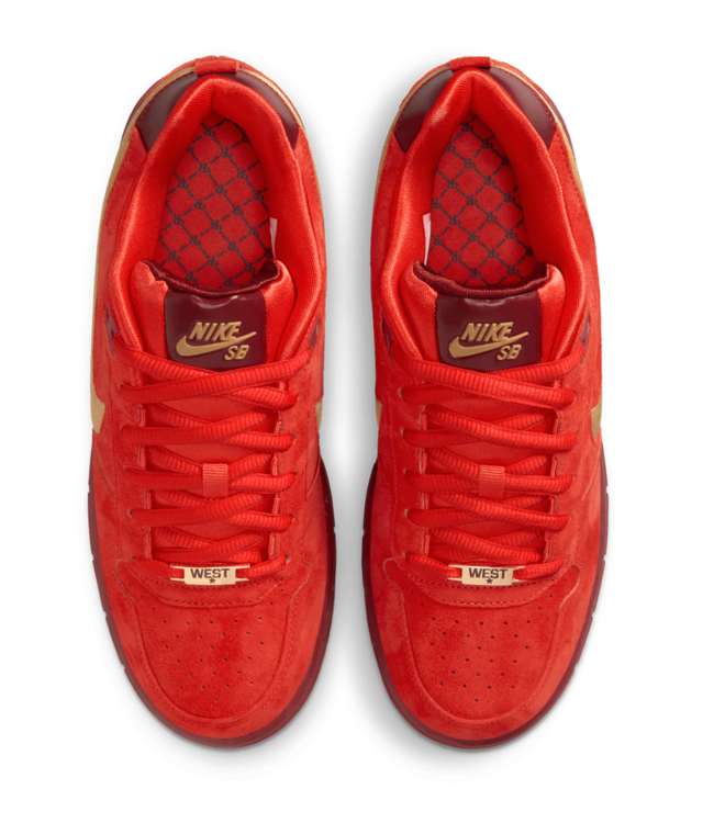 NIKE SB P-Rod - Habanero Red/Club Gold