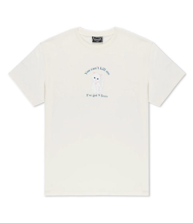 RIPNDIP 9 Lives Tee - Bone