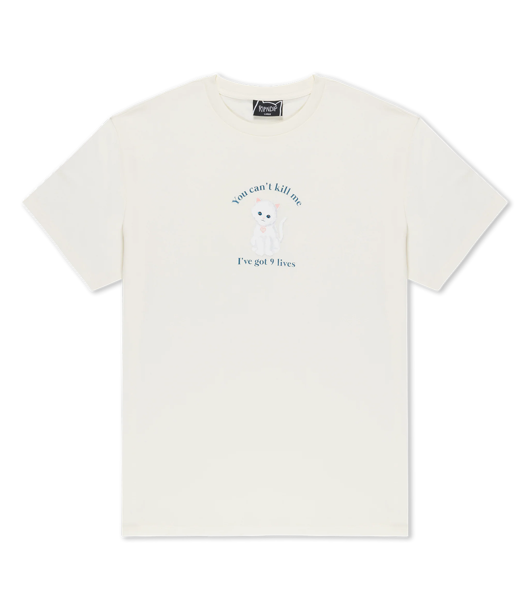 RIPNDIP 9 Lives Tee - Bone
