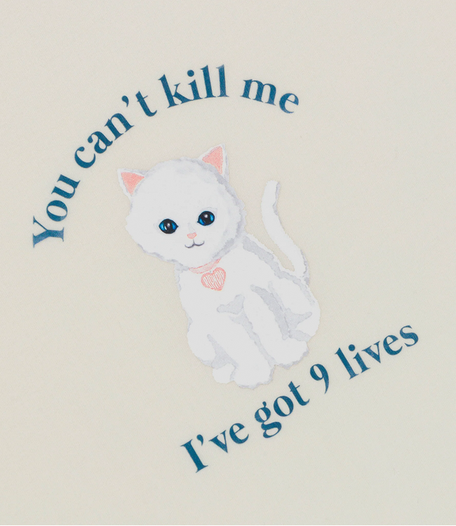 RIPNDIP 9 Lives Tee - Bone