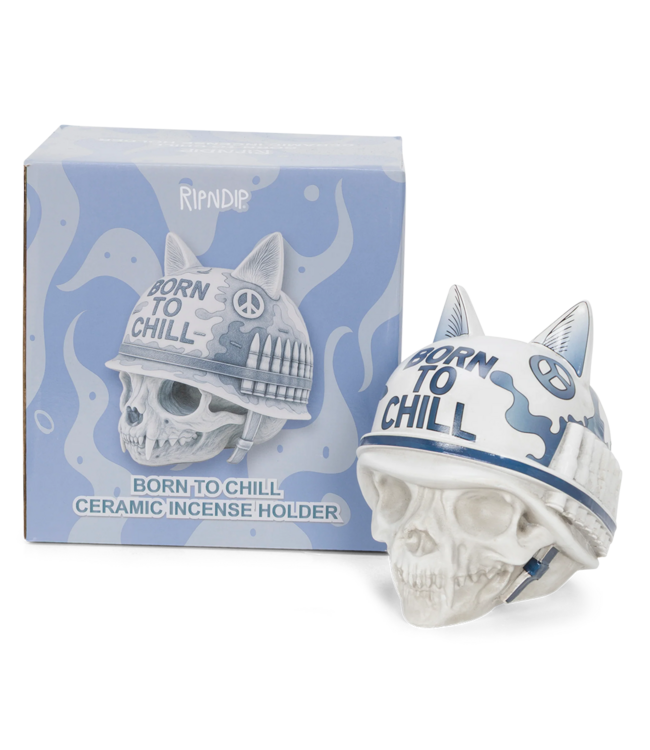 RIPNDIP Born To Chill Ceramic Incense Holder - Indigo