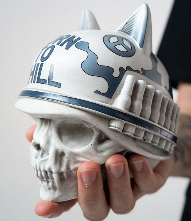 RIPNDIP Born To Chill Ceramic Incense Holder - Indigo