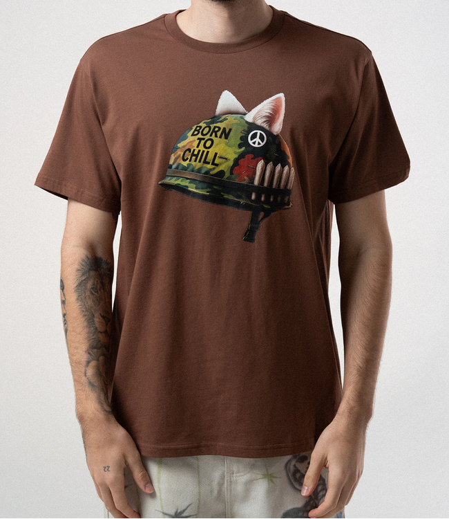 RIPNDIP Born To Chill Tee - Brown Wash