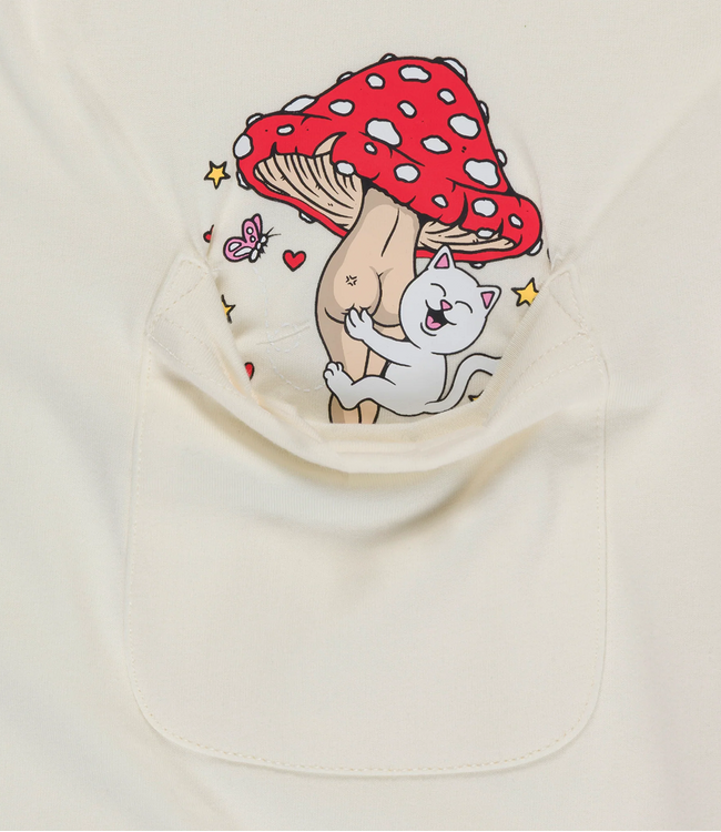 RIPNDIP Funny Gungus Pocket Tee - Bone