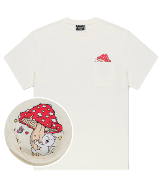 RIPNDIP Funny Gungus Pocket Tee - Bone