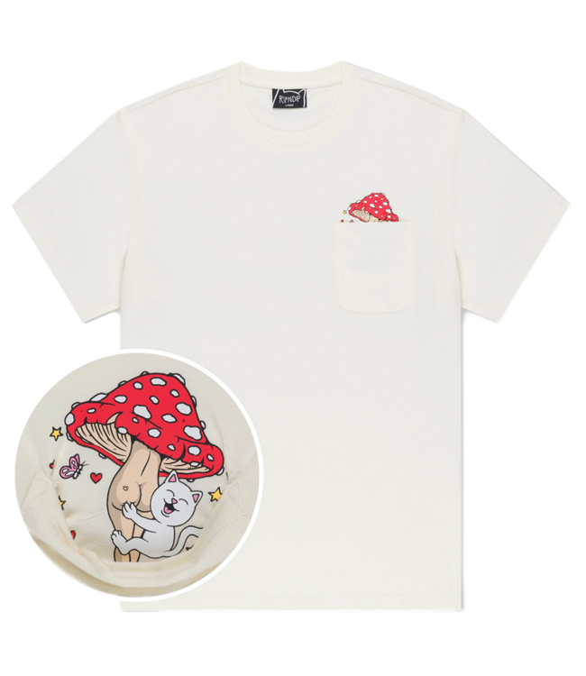 RIPNDIP Funny Gungus Pocket Tee - Bone