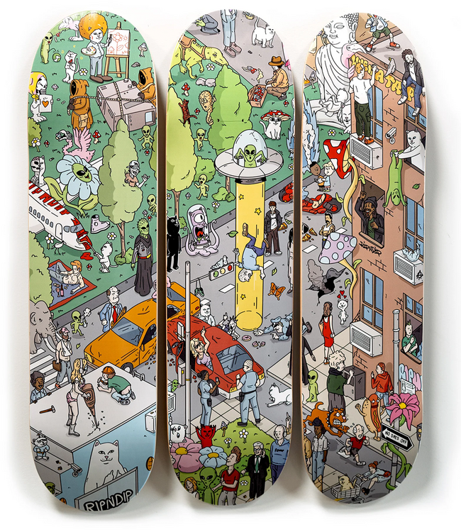 RIPNDIP Nerm City 3 Deck - Multi