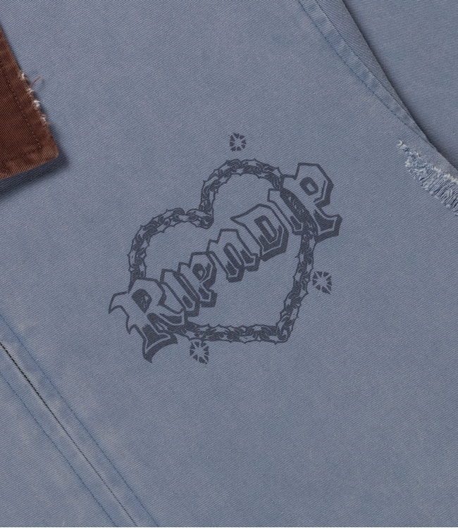 RIPNDIP Westside Zip Up Work Jacket - Slate