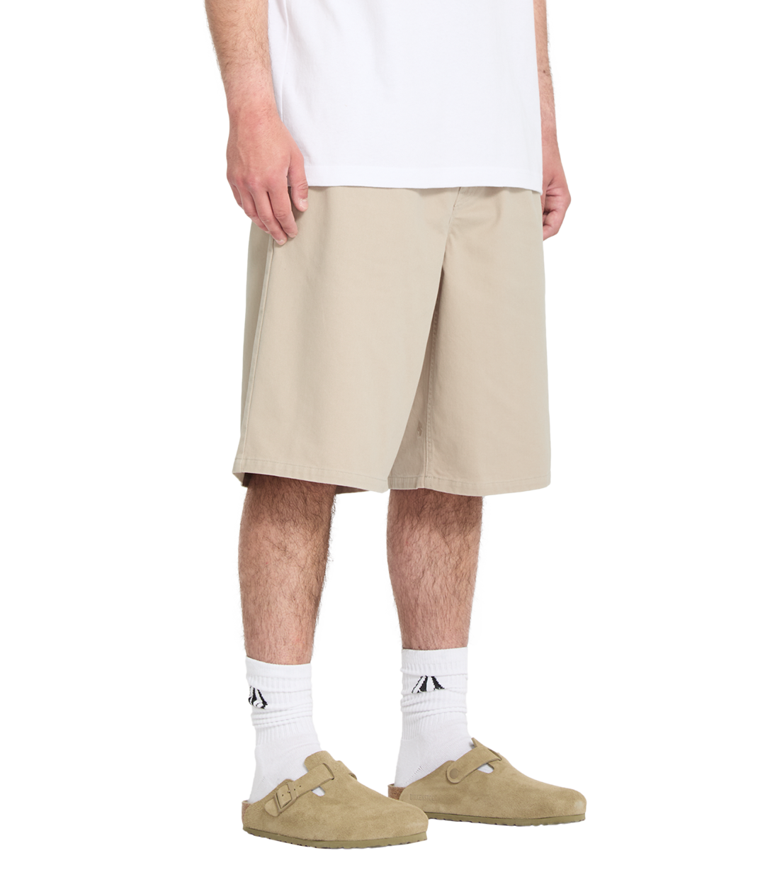 VOLCOM Chillow Pleat Ew Chino Sht 24 - Light Khaki