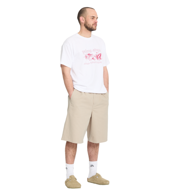 VOLCOM Chillow Pleat Ew Chino Sht 24 - Light Khaki