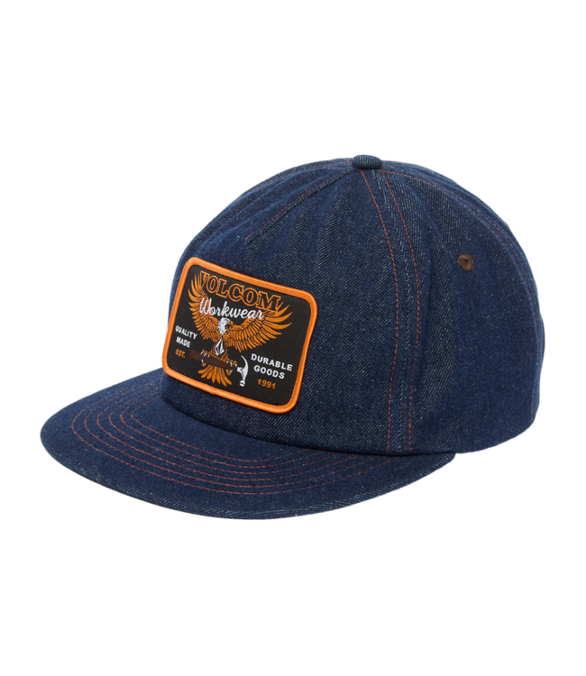 VOLCOM Hammered Workwear Hat - Dust Bowl Indigo
