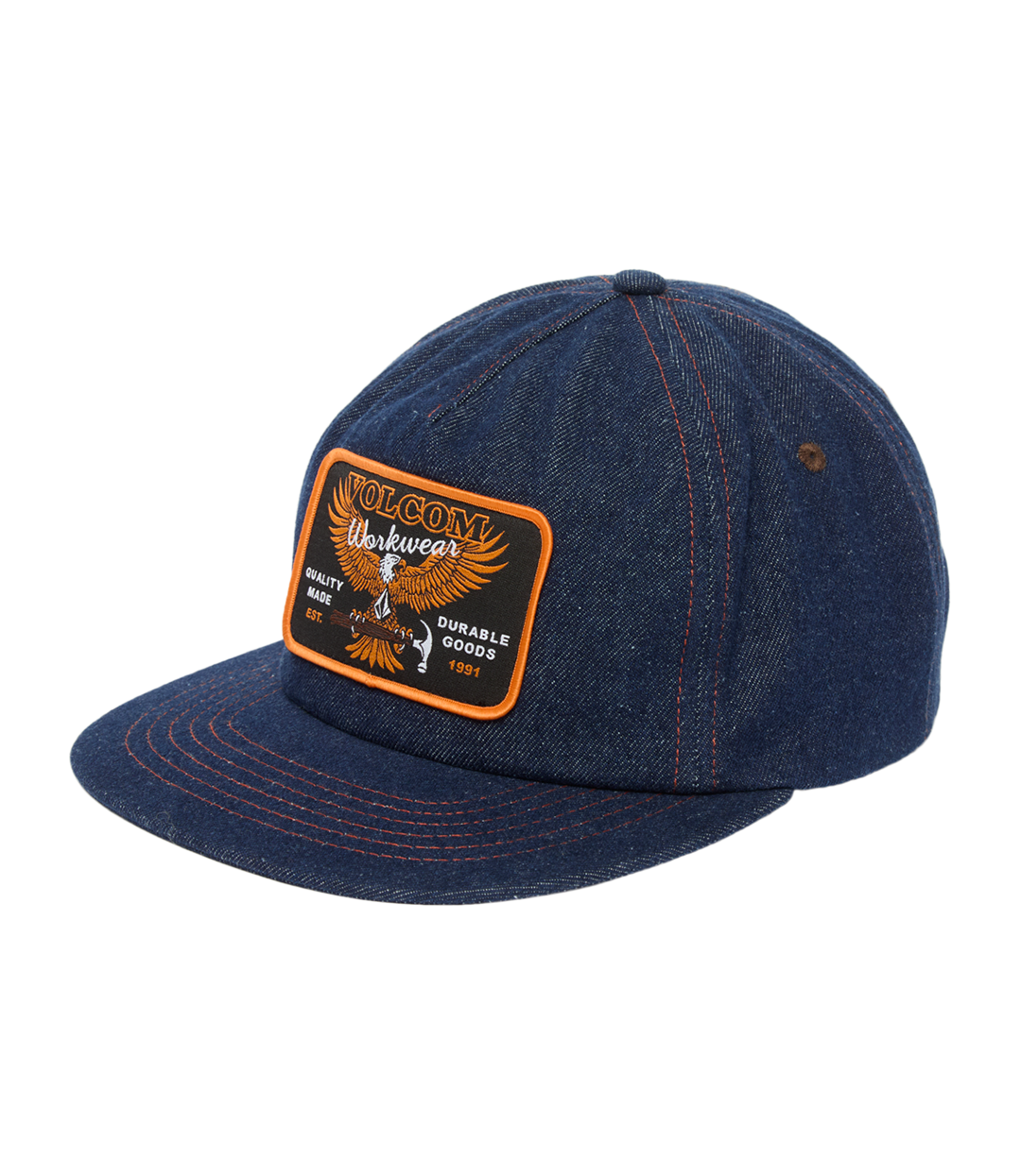 VOLCOM Hammered Workwear Hat - Dust Bowl Indigo