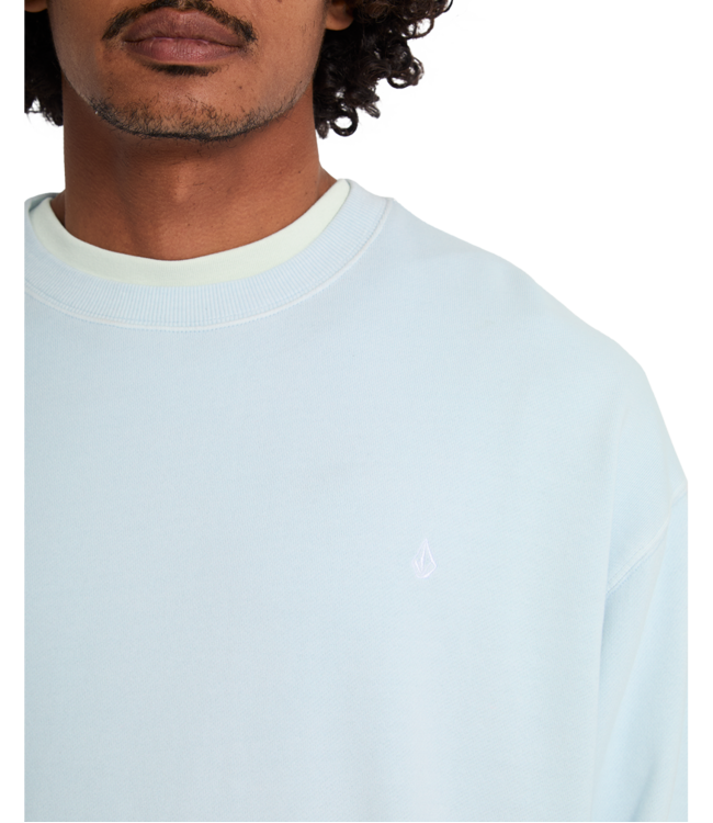 VOLCOM Single Stone Tw Crew - Light Blue Acid