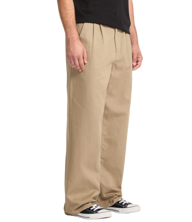 VOLCOM Baggos Pleat Pant - Khaki