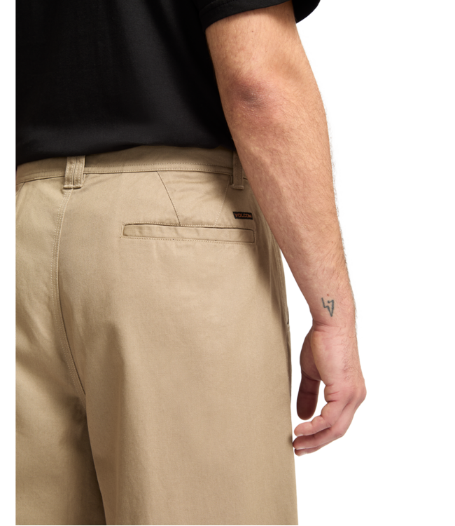 VOLCOM Baggos Pleat Pant - Khaki