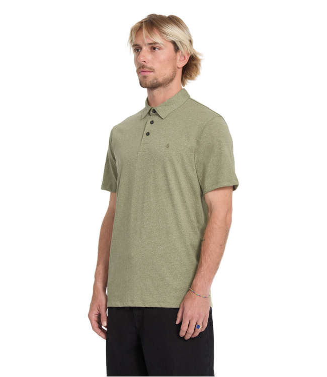 VOLCOM Wowzer Polo Ss - Thyme Green