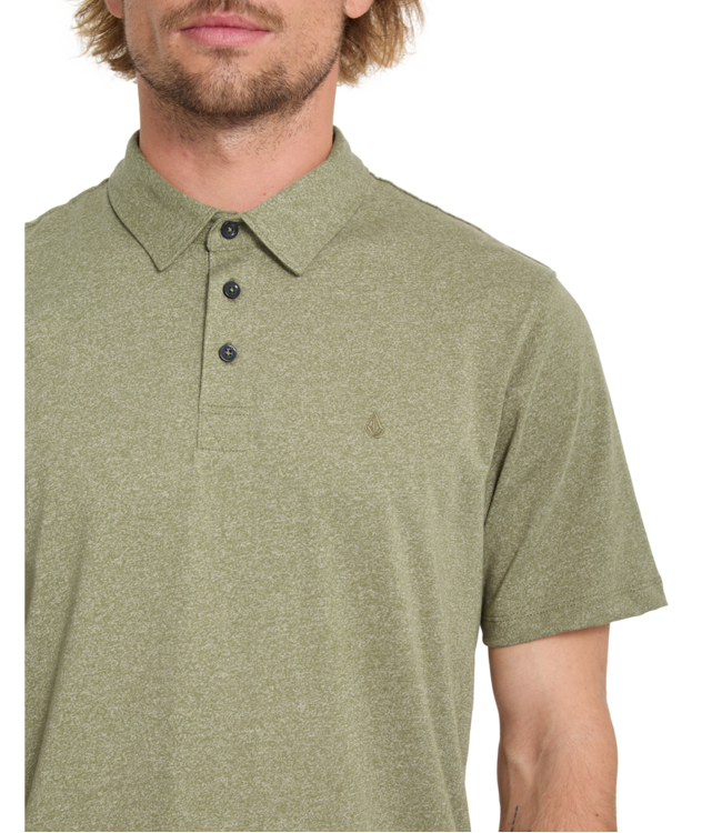 VOLCOM Wowzer Polo Ss - Thyme Green