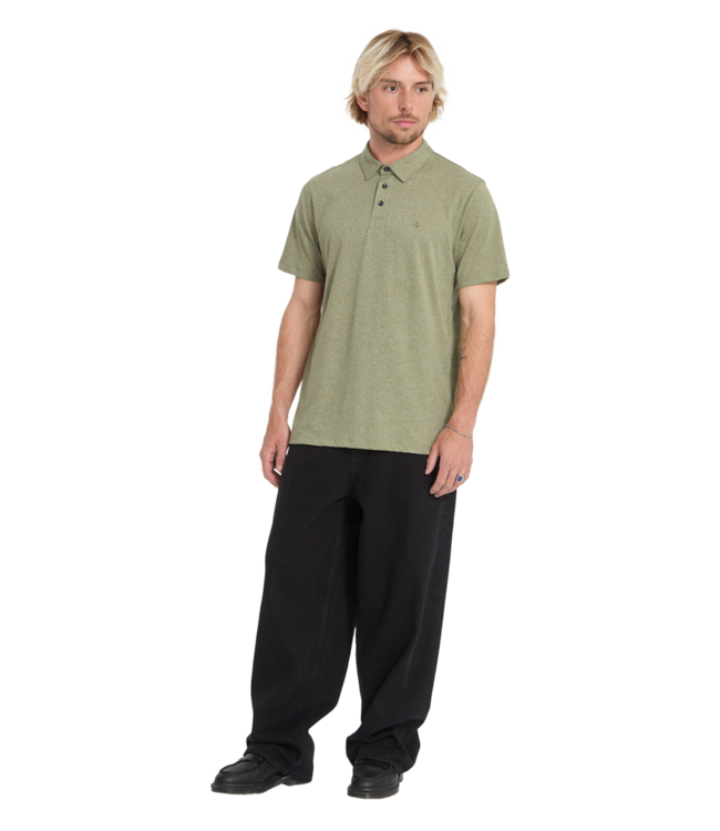 VOLCOM Wowzer Polo Ss - Thyme Green