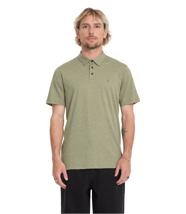 VOLCOM Wowzer Polo Ss - Thyme Green