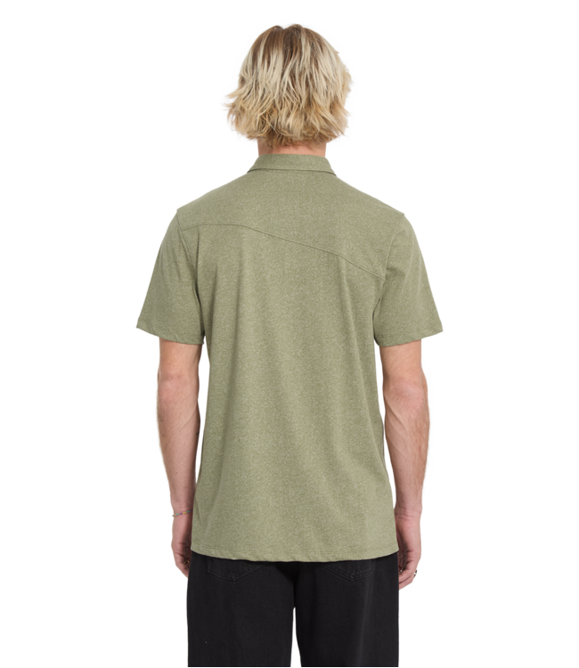 VOLCOM Wowzer Polo Ss - Thyme Green