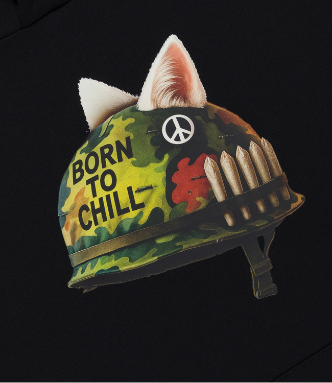 RIPNDIP Born To Chill Hoodie - Black Wash