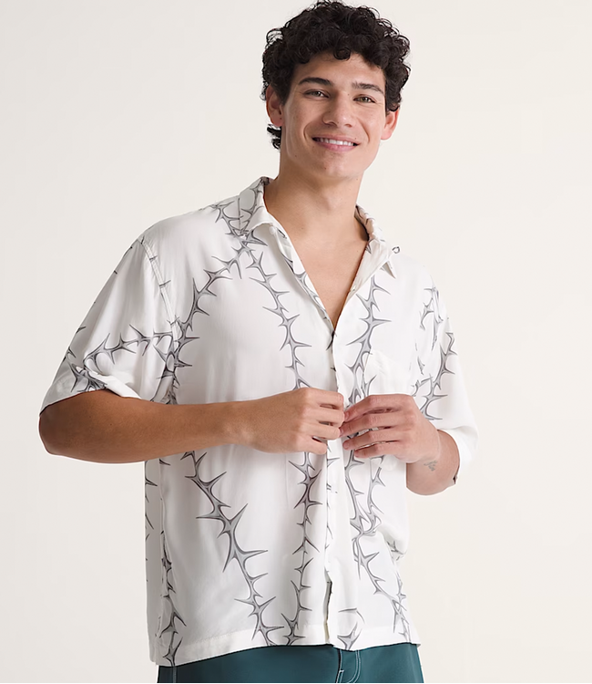 VANS Van Doren Printed Camp - White