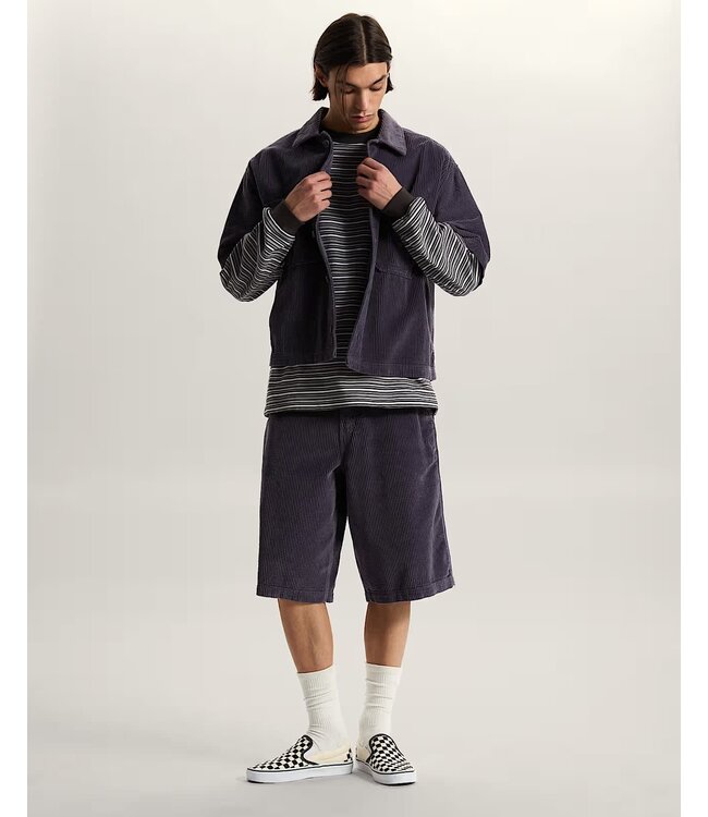 VANS Premium Cord Button-Up Shirt - Steel Shadow