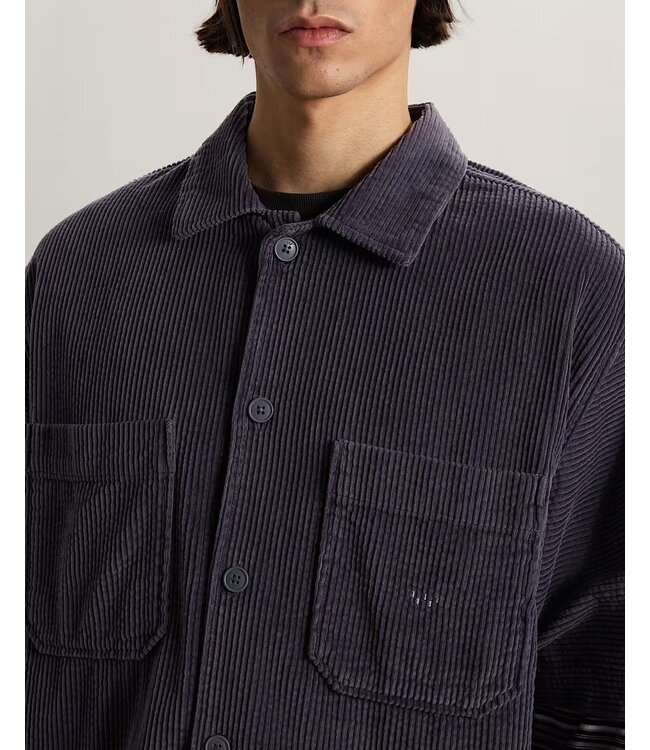 VANS Premium Cord Button-Up Shirt - Steel Shadow