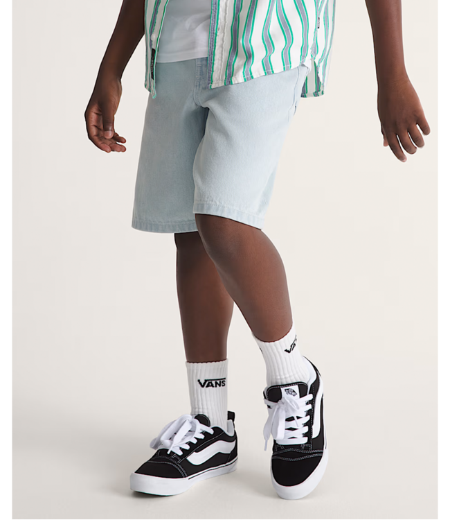 VANS Check-5 Baggy Denim Short - Blue Ice