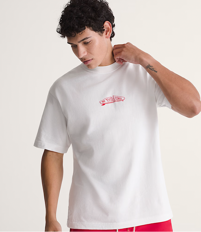 VANS T-shirt Buckled blanc