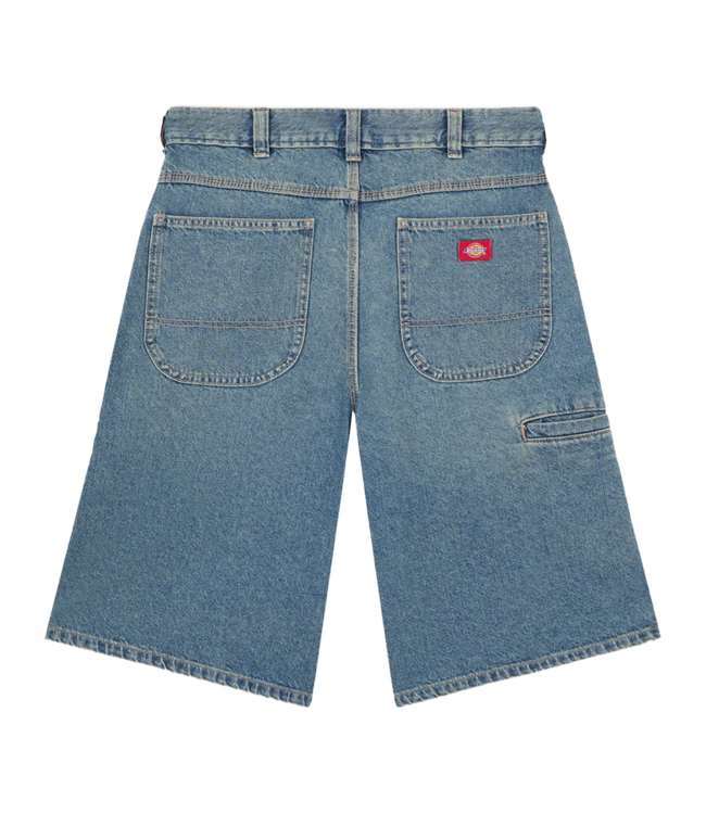 DICKIES 958 13 inch loose denim short - Khaki Tinted Blue