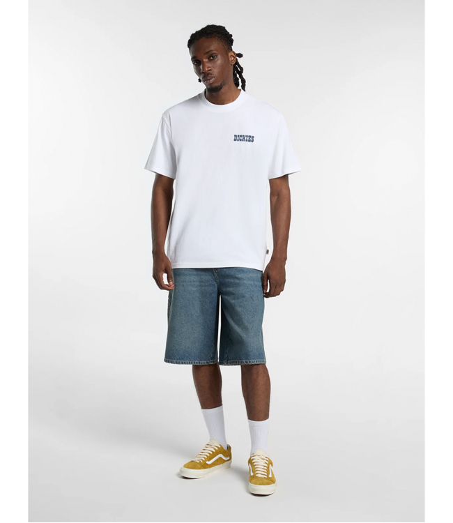 DICKIES 958 13 inch loose denim short - Khaki Tinted Blue