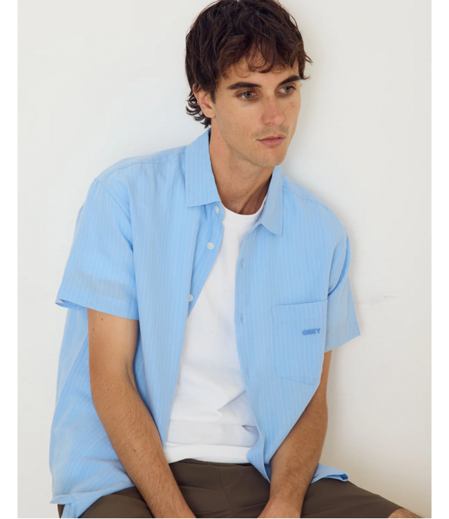 OBEY Barry Woven - Sky Blue Multi