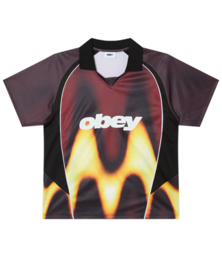OBEY Obey Blurred Soccer Jersey - Burnt Red
