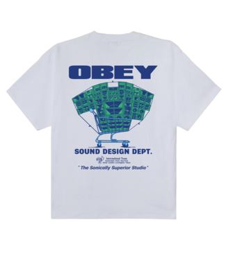 OBEY Obey Sound Design Dept. - White OBEY Obey Sound Design Dept. - White